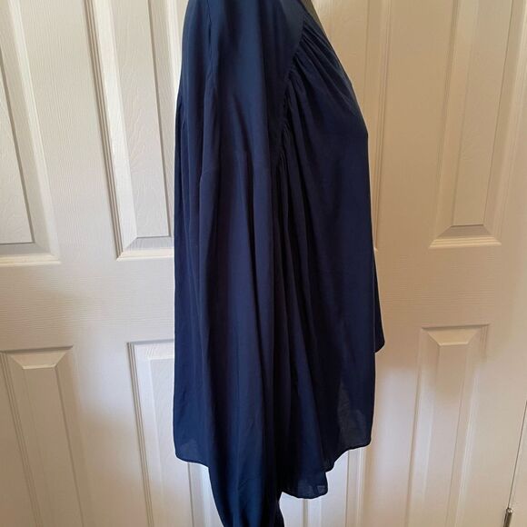 Elizabeth And James Navy Ophelia Blouse Size S - Picture 4 of 12